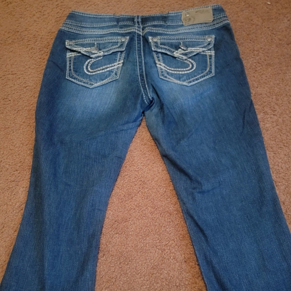 Silver brand Jean capri